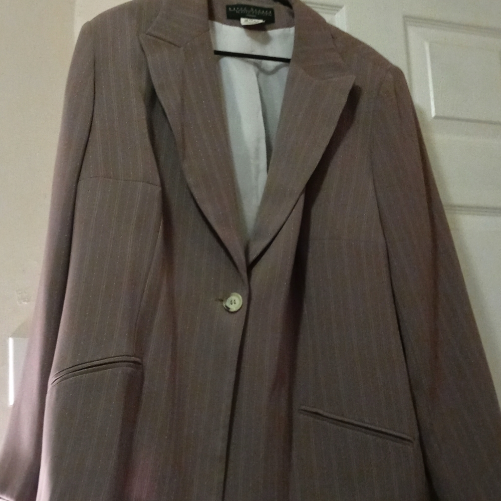 Womens pinstripped pantsuit